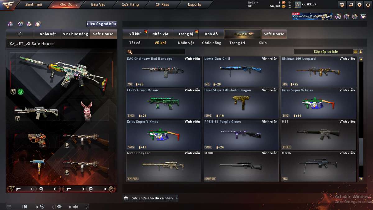 shop acc cf uy tin gia re